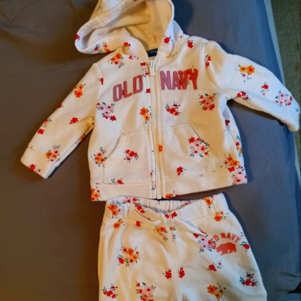 Baby girl matching leisure set